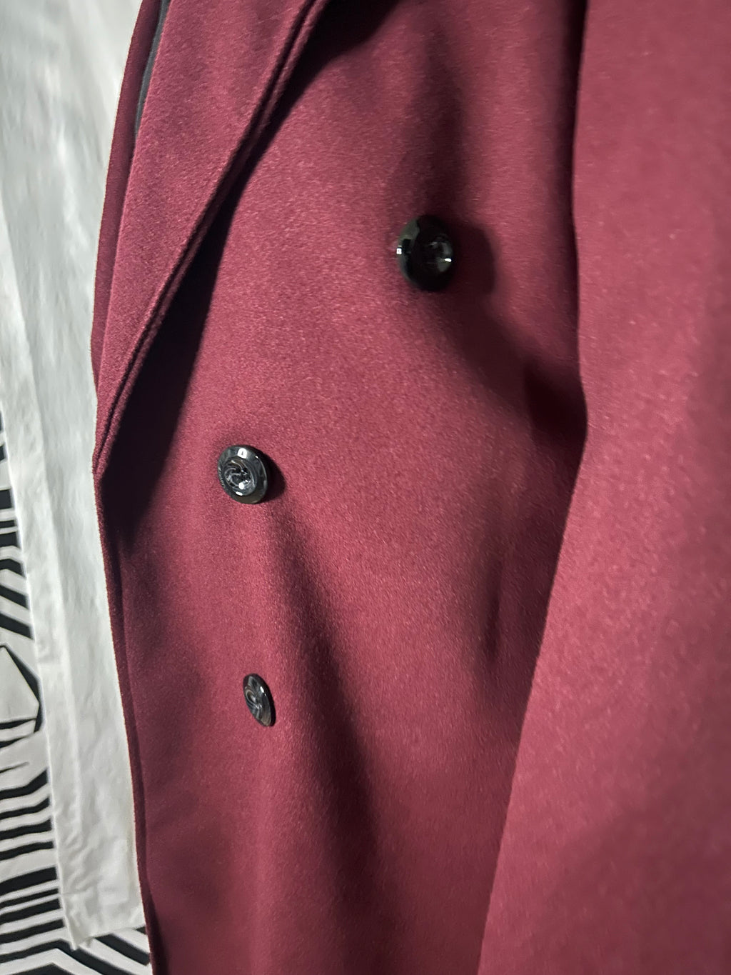 Abrigo de paño largo