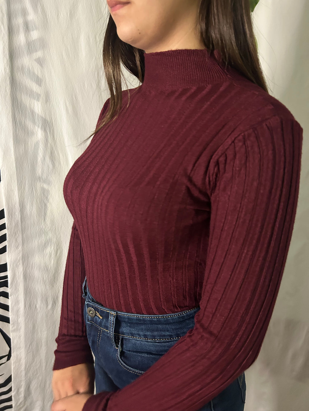 Camiseta manga larga cuello Perkins