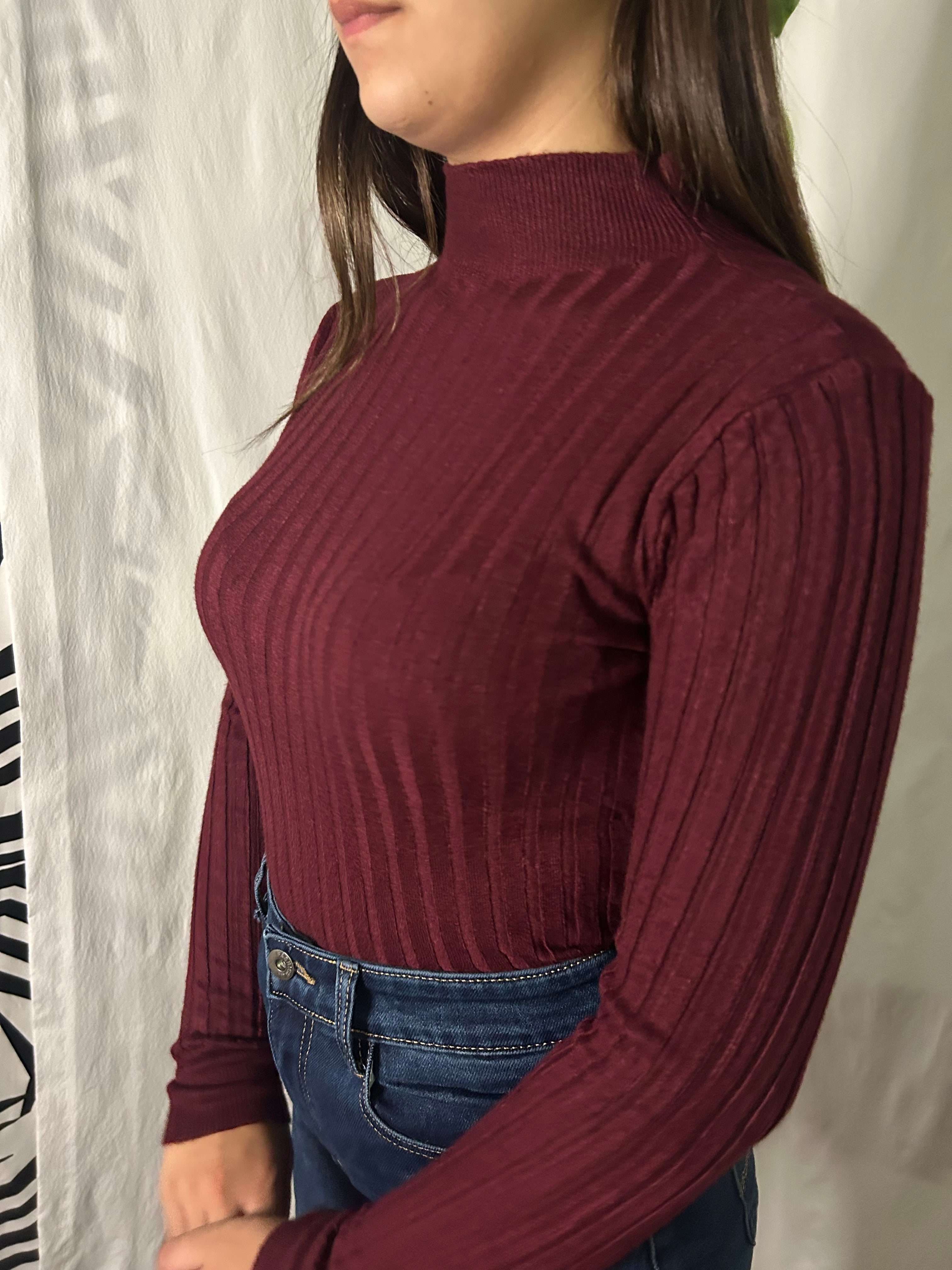 Camiseta manga larga cuello Perkins