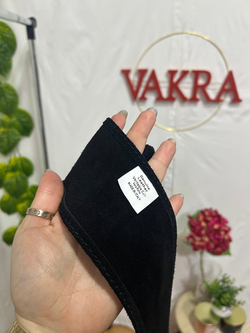 Cinturón piel negro