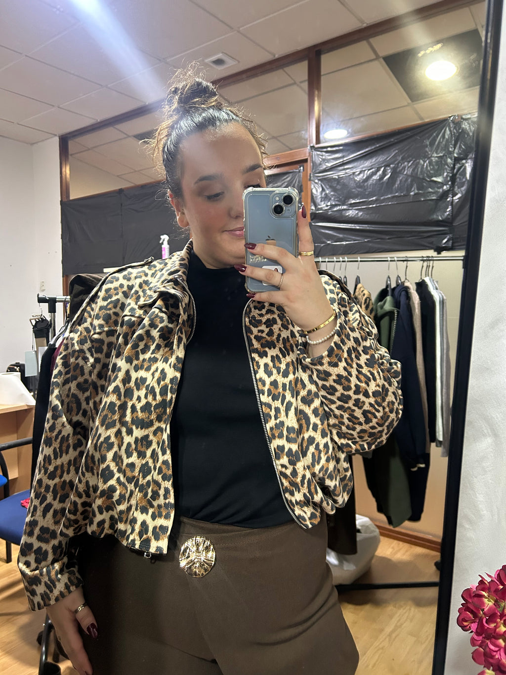Chaqueta leopardo