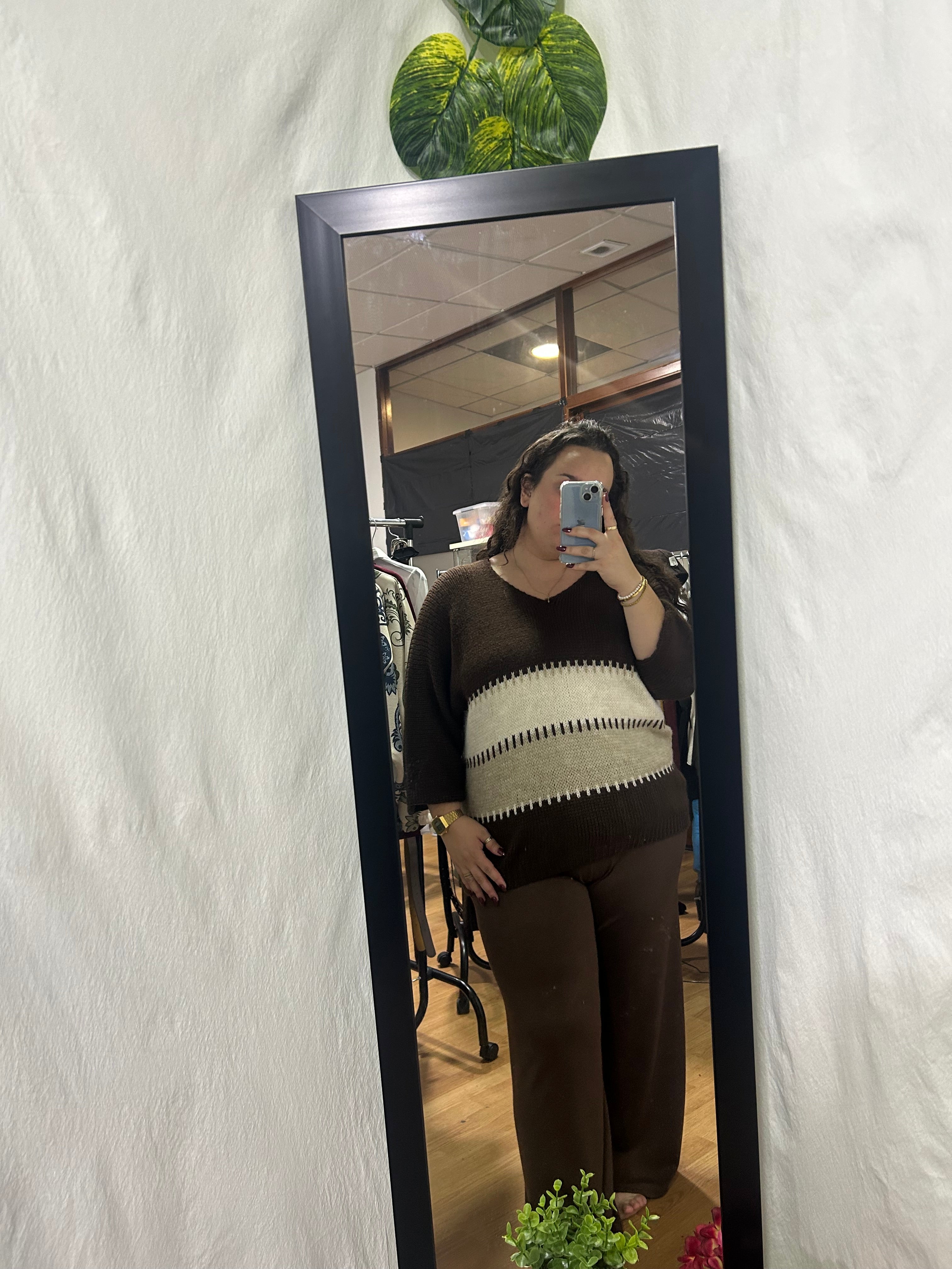 Pantalón fluido lana