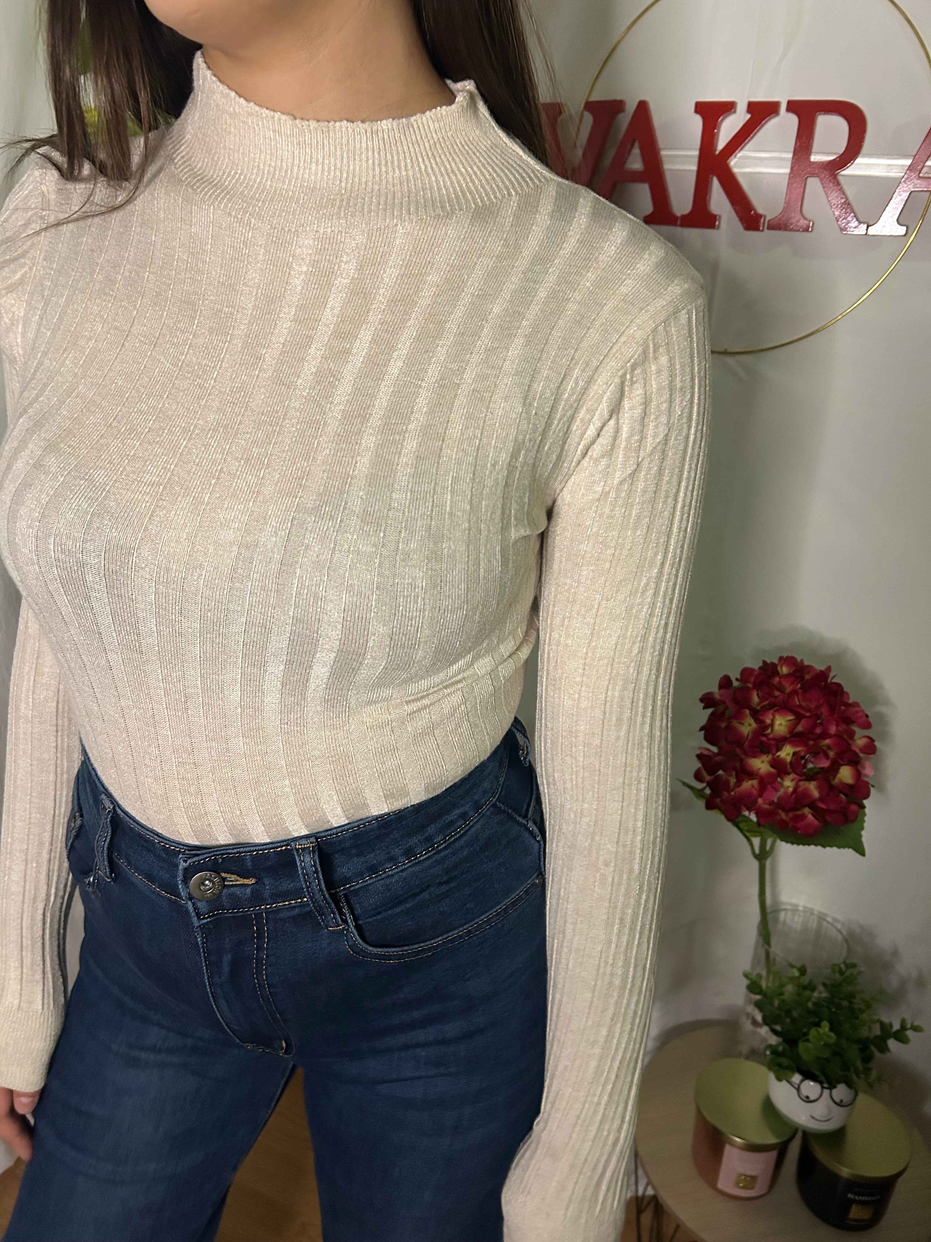 Camiseta manga larga cuello Perkins