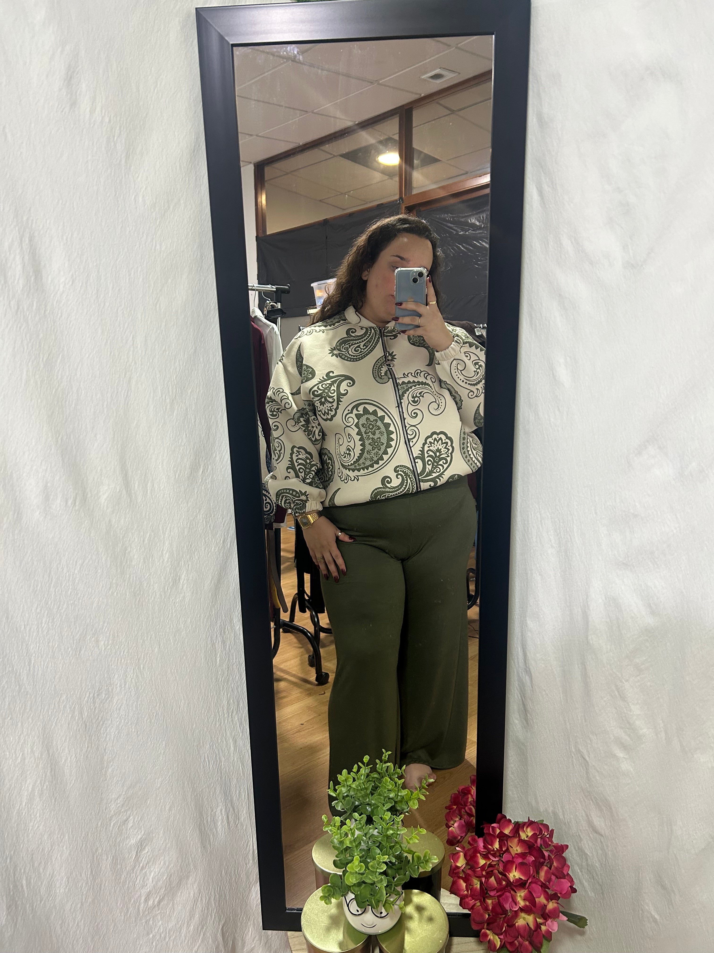 Chaqueta Neopreno Paisley