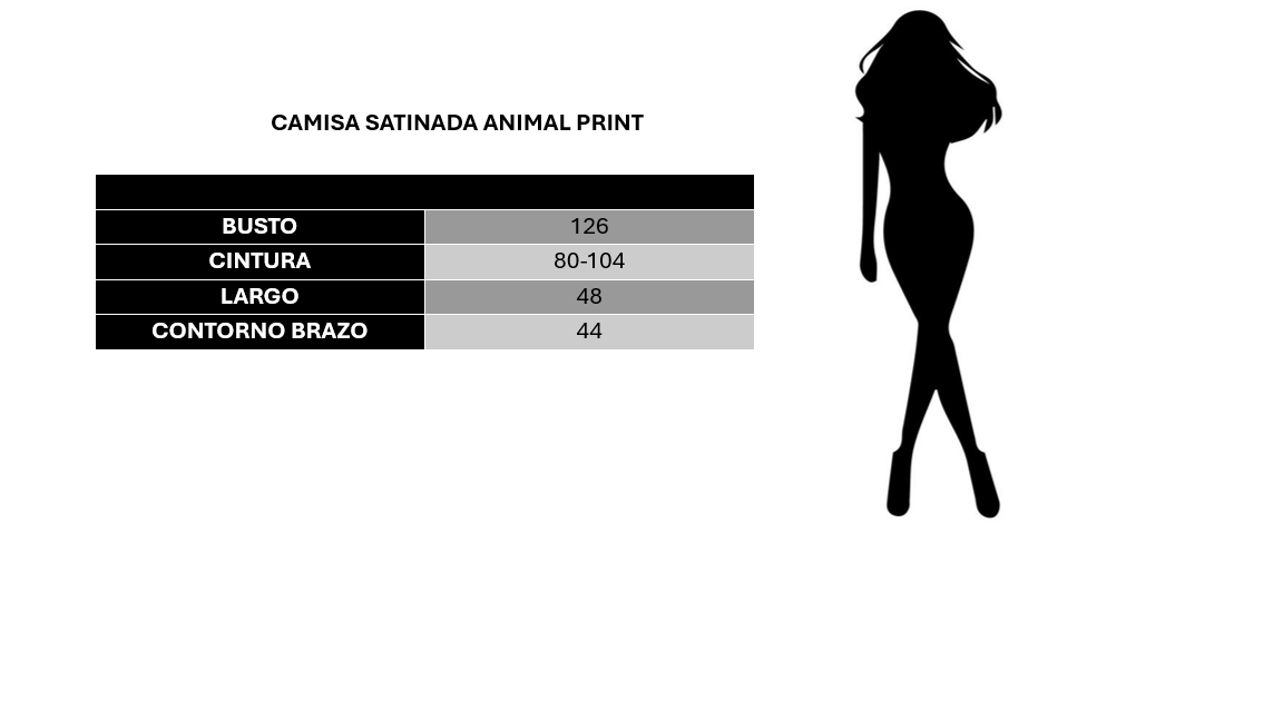Camisa estampada animal print