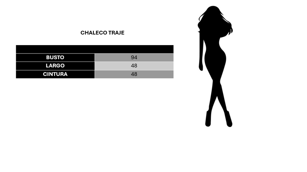Chaleco traje