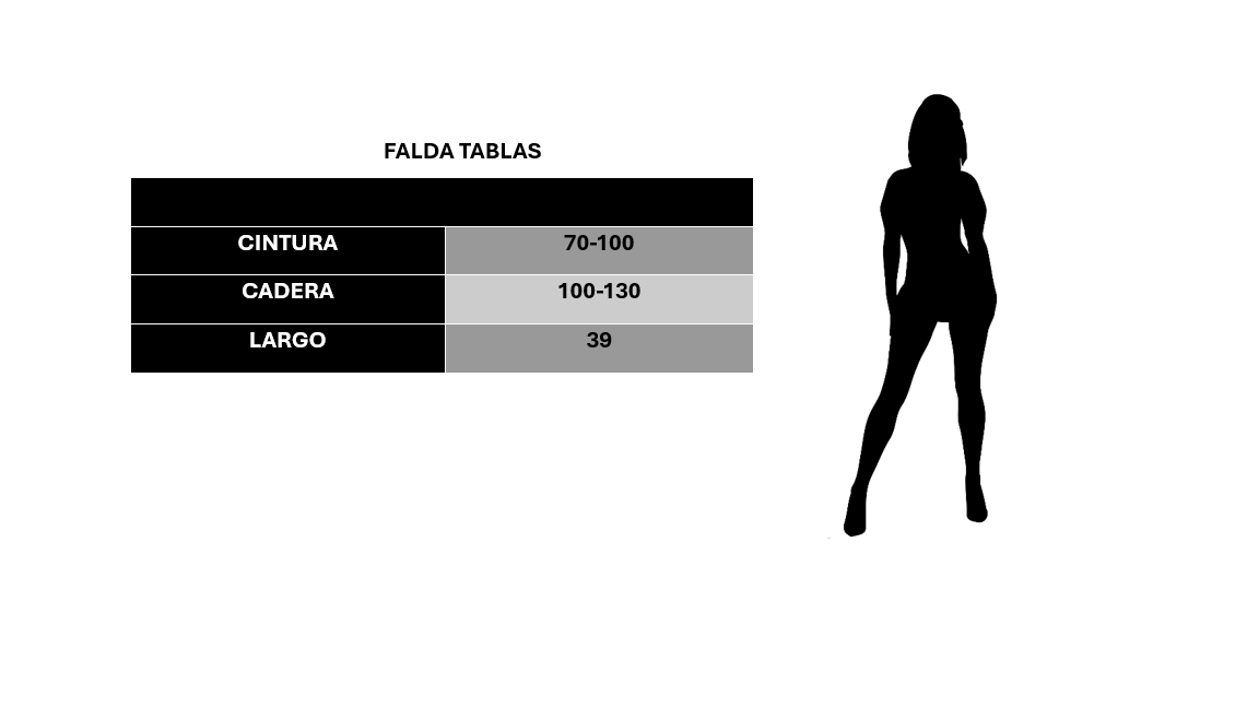 Falda Tablas