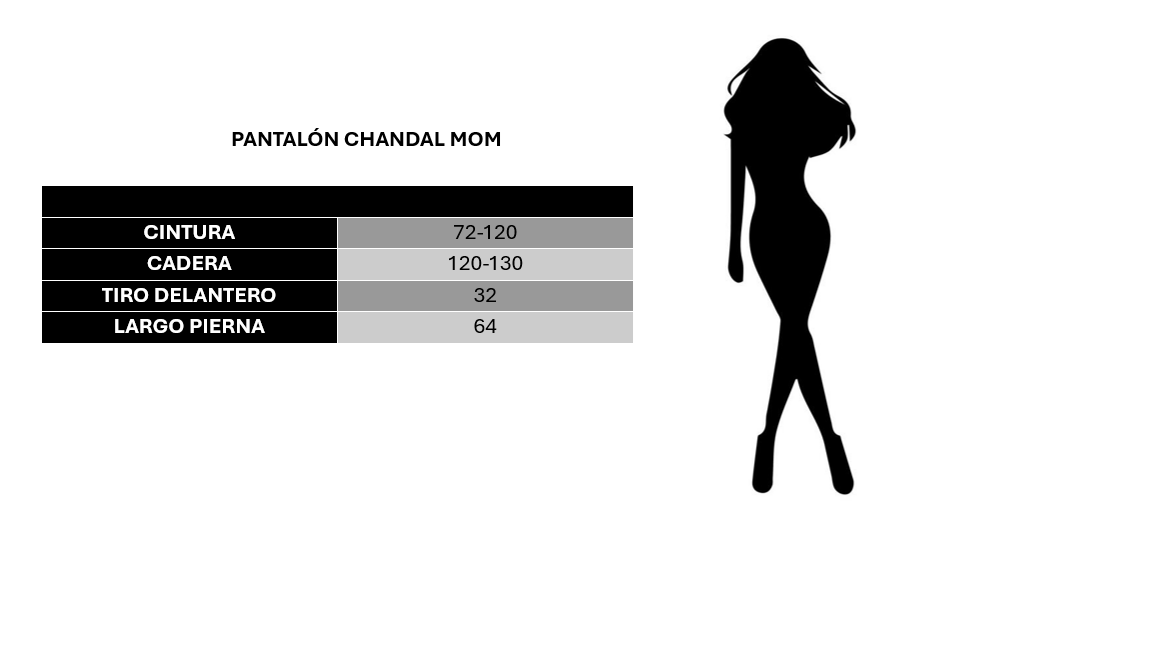 Pantalón chándal mom