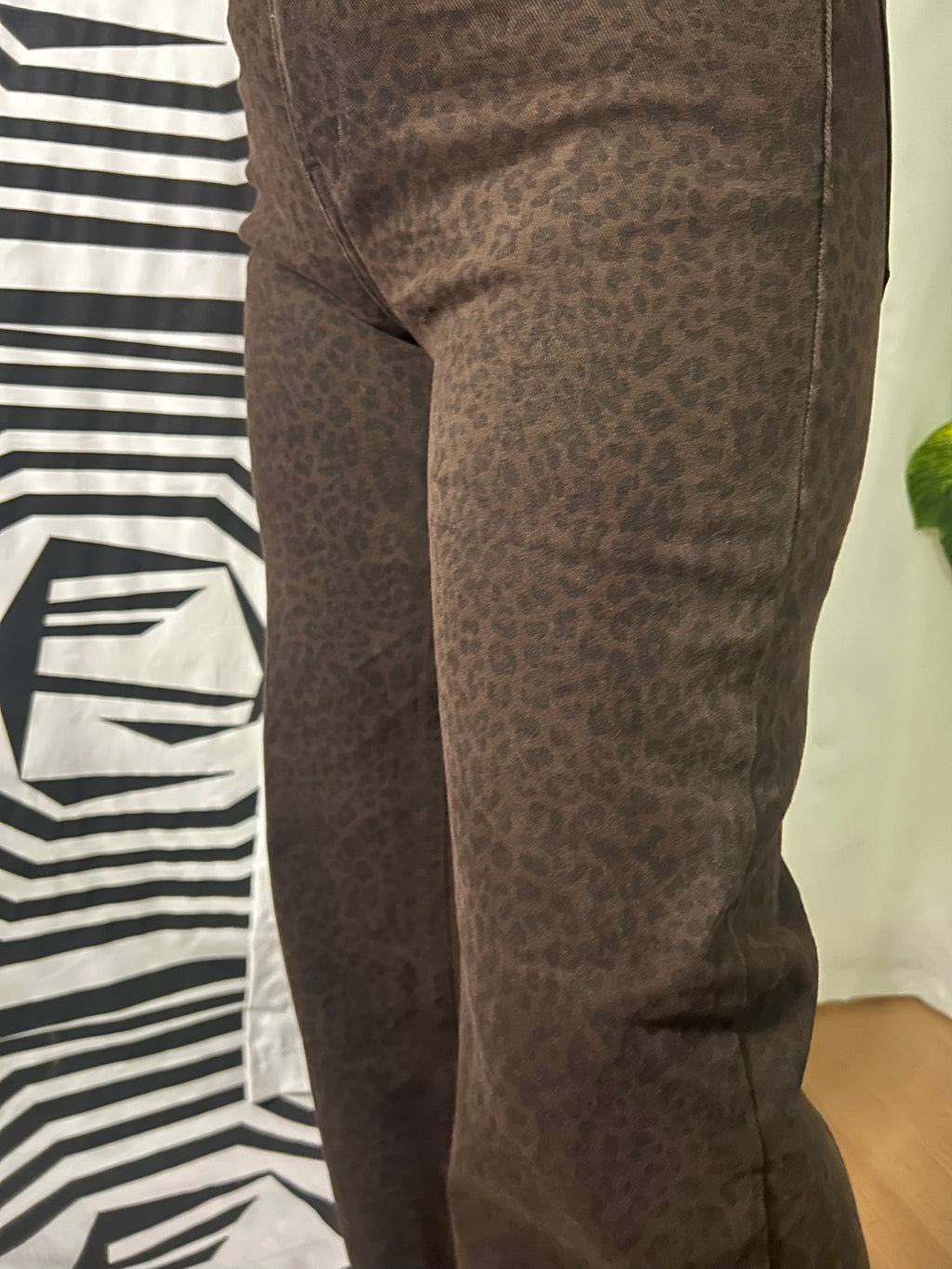 Pantalón Vaquero Leopardo
