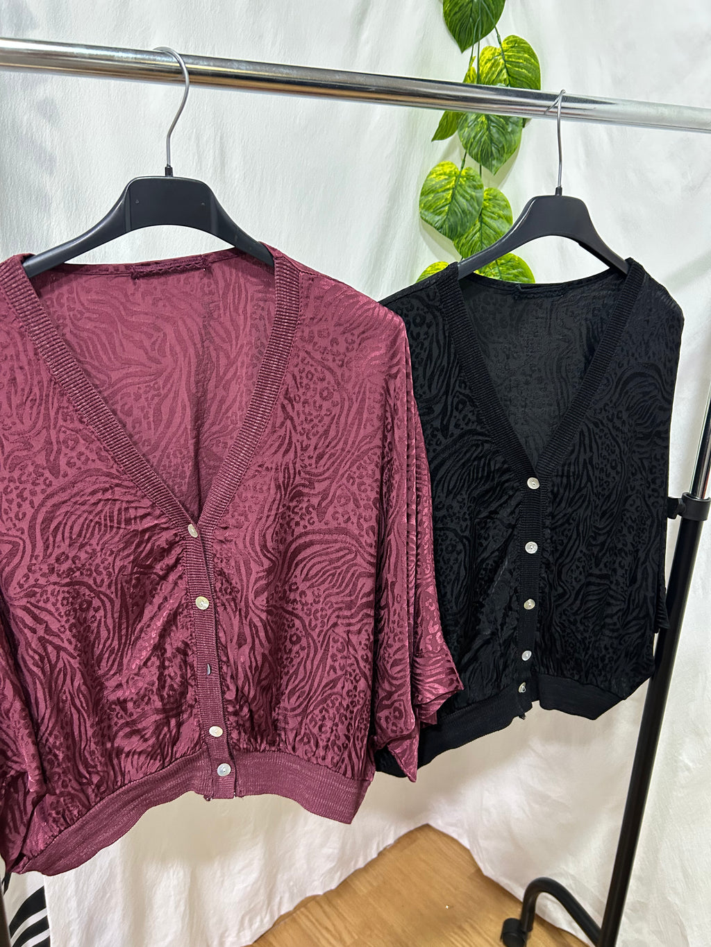 Camisa estampada animal print