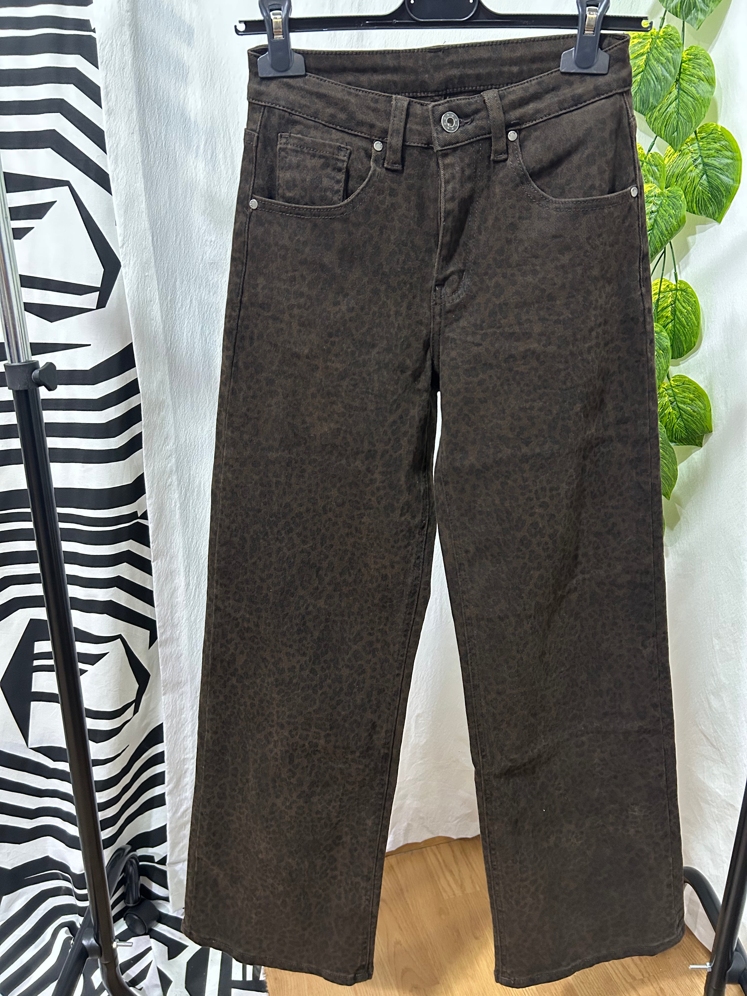 Pantalón Vaquero Leopardo