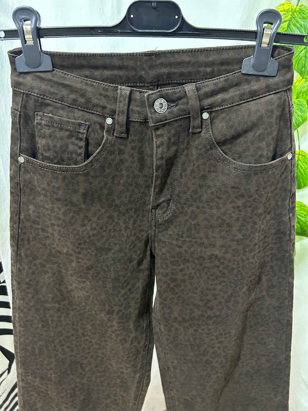 Pantalón Vaquero Leopardo