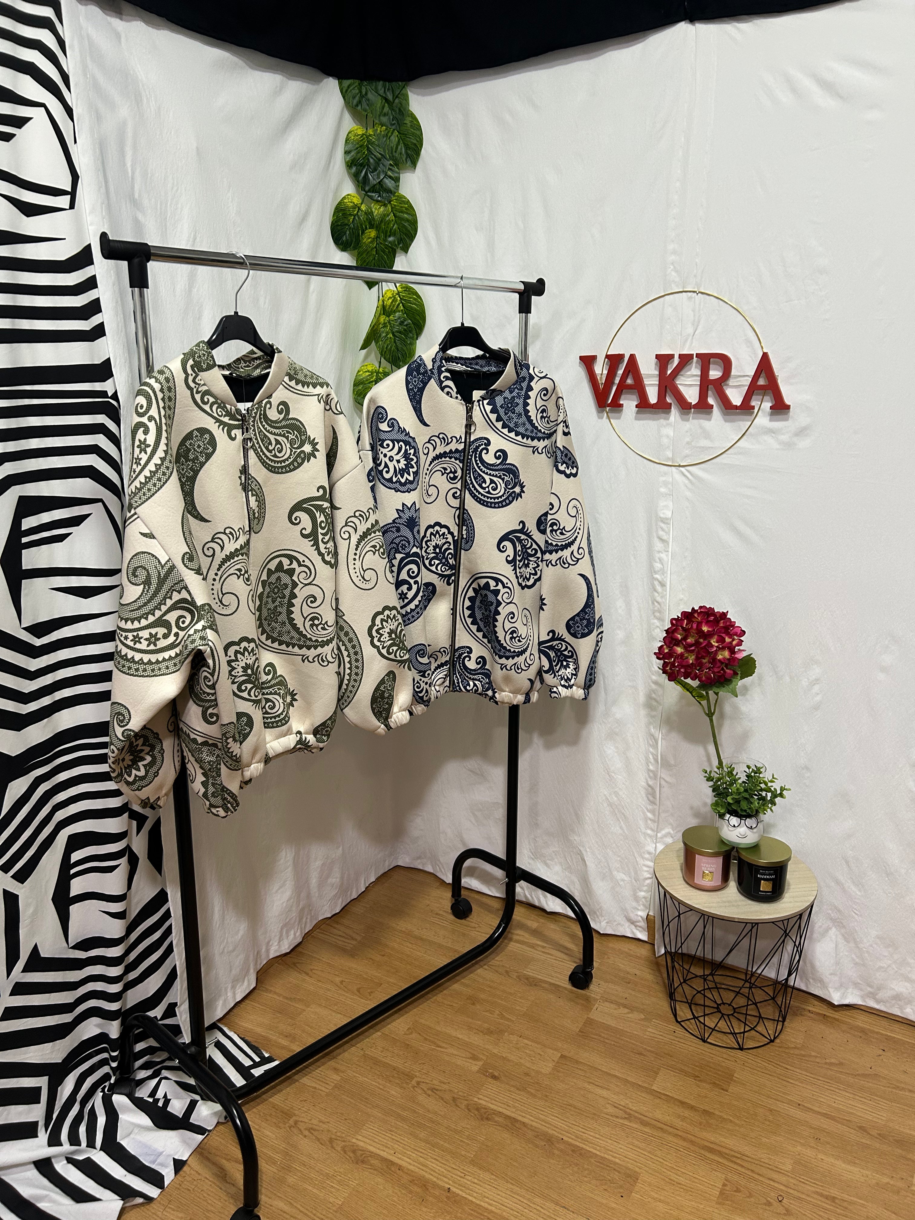 Chaqueta Neopreno Paisley