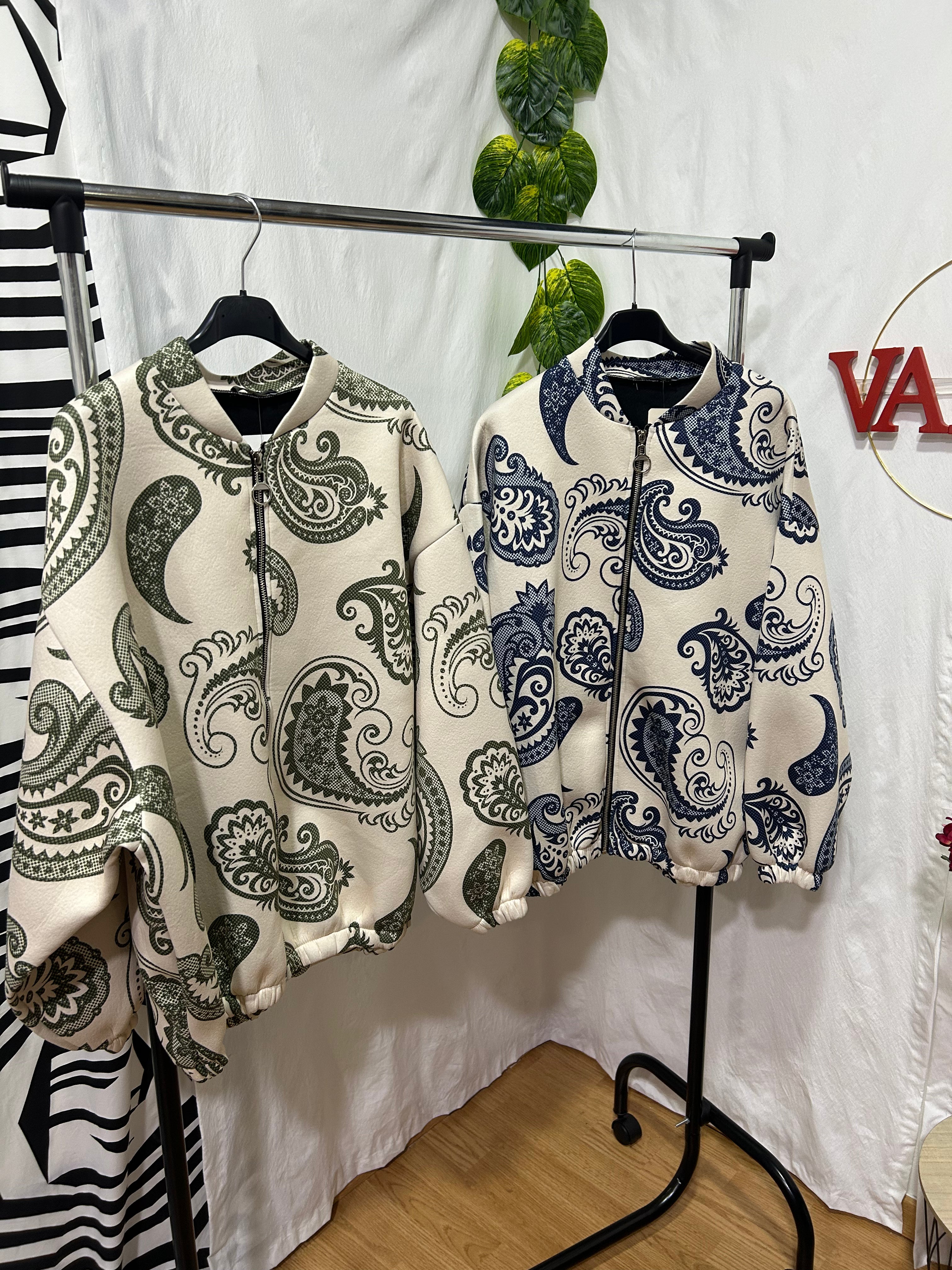 Chaqueta Neopreno Paisley